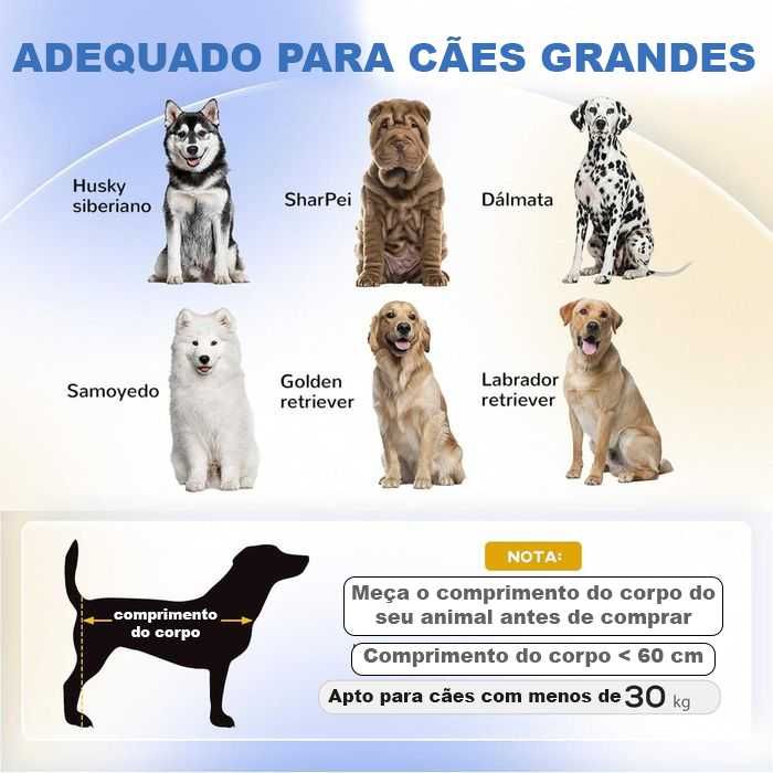 NOVO-Sofá para cães grandes, cama elevada 98x67x25cm, suporta até 40kg