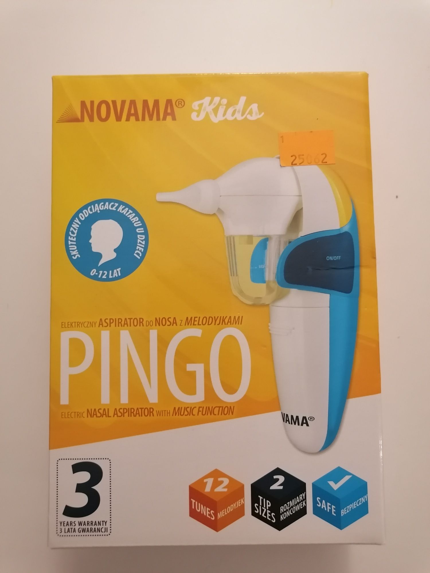 Aspirator do nosa elektryczny dla dzieci