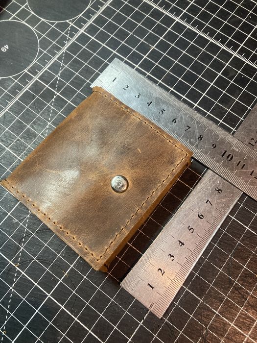 Монетница мелочница кожа
