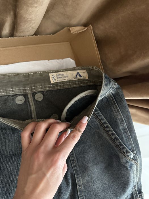 Вінтажні вільні джинси с м л