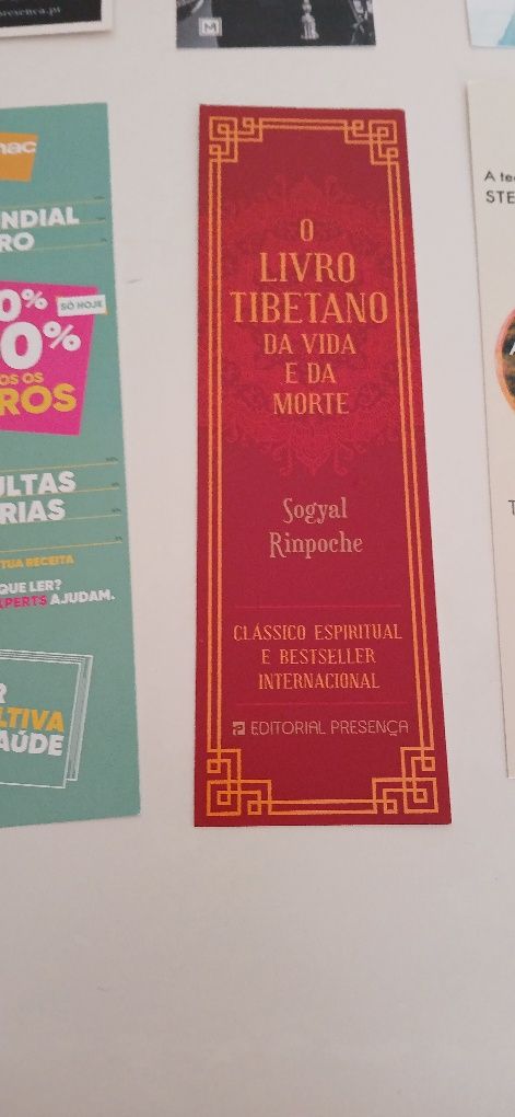 Marcadores de livros, novos