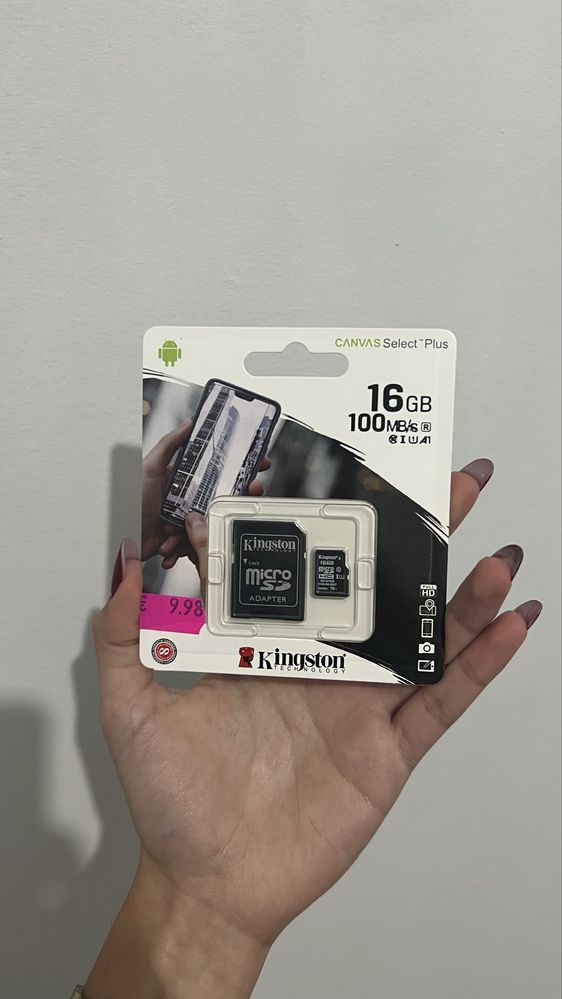 Cartão de memória 16gb