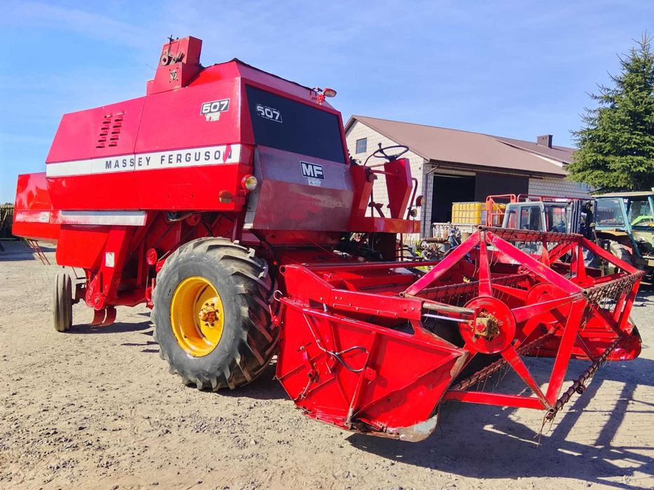 Kombajn Massey Ferguson 507 oryginał zadbany Claas mercator Fahr 506