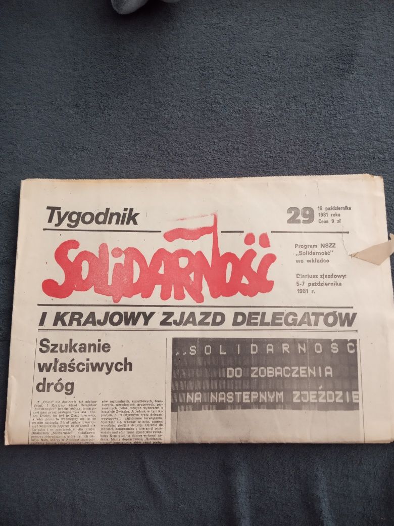 Archiwalny tygodnik gazeta Solidarność nr. 29 z 1981 roku