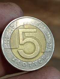Moneta  5 zloty 1994 rok