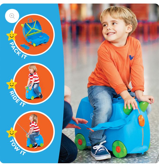 Mala de viagem criança Trunky