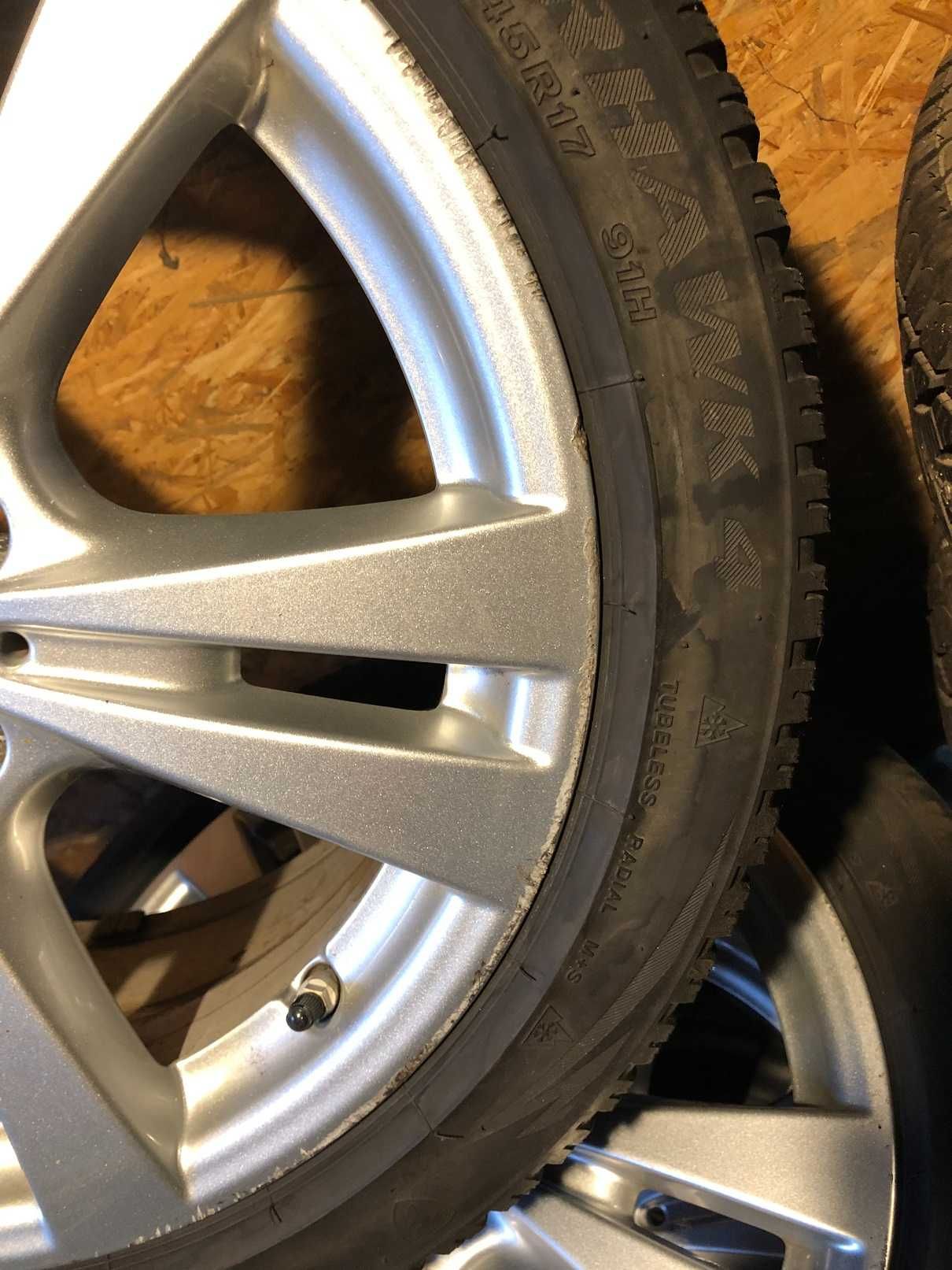 Koła zimowe 17" Mercedes a klasa w176 lift, 225/45/17