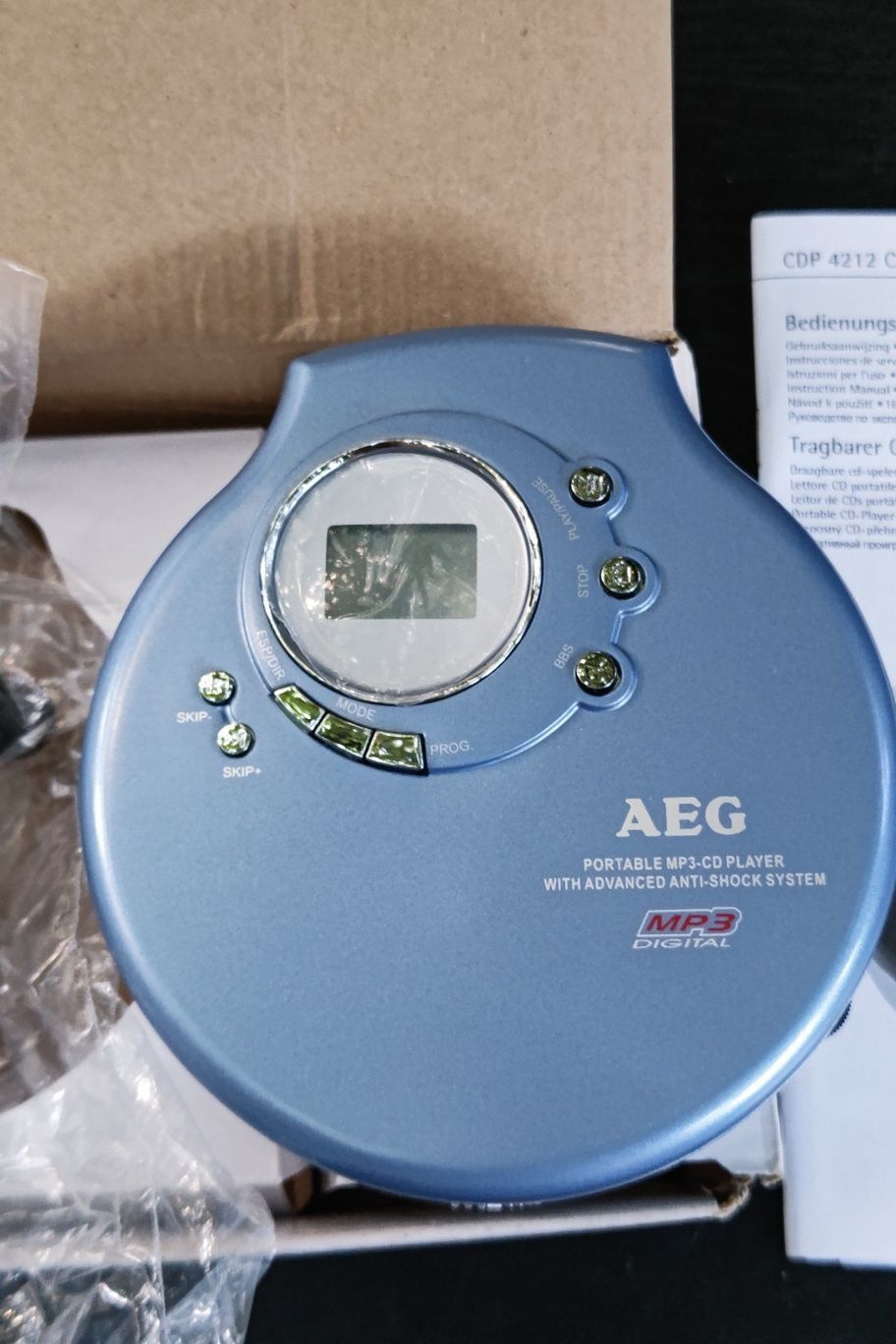 Новий CD MP3 player AEG з коробкою і документами