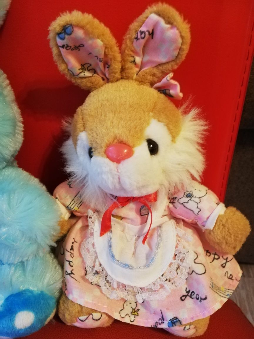 Maskotka misie Walentynki królik 2 zając pluszak