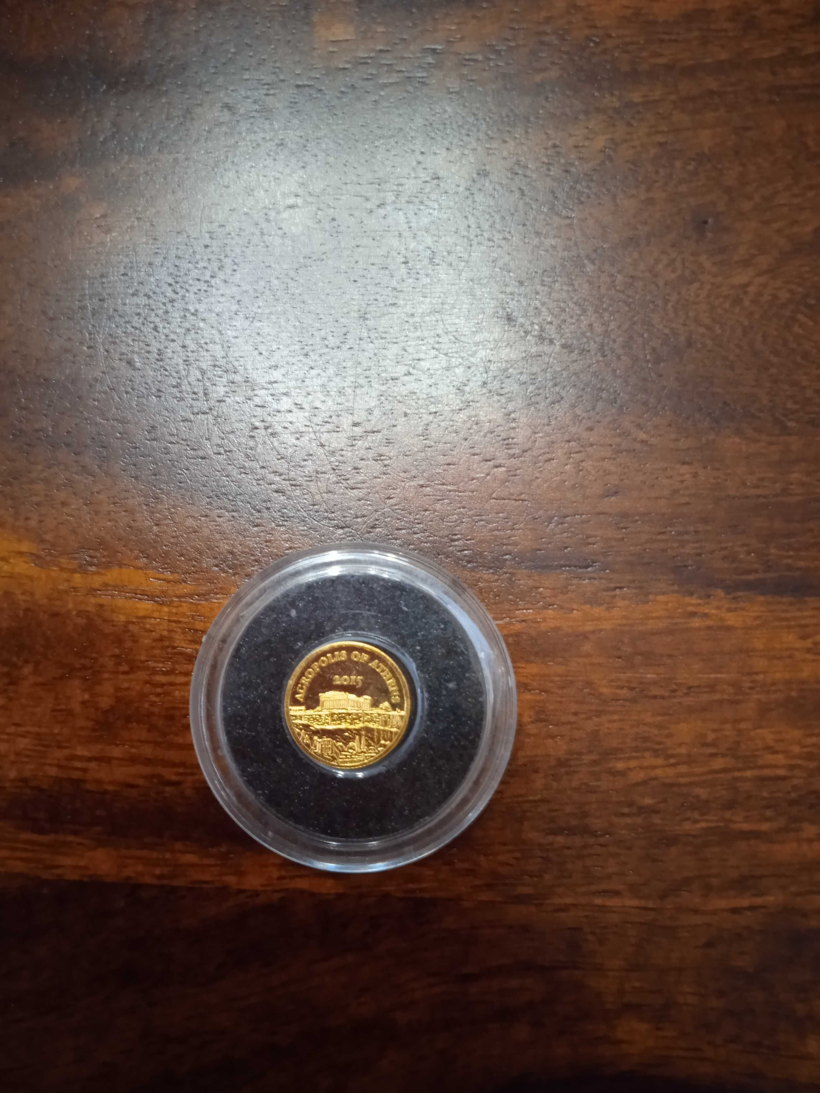 Złote monety 9 sztuk