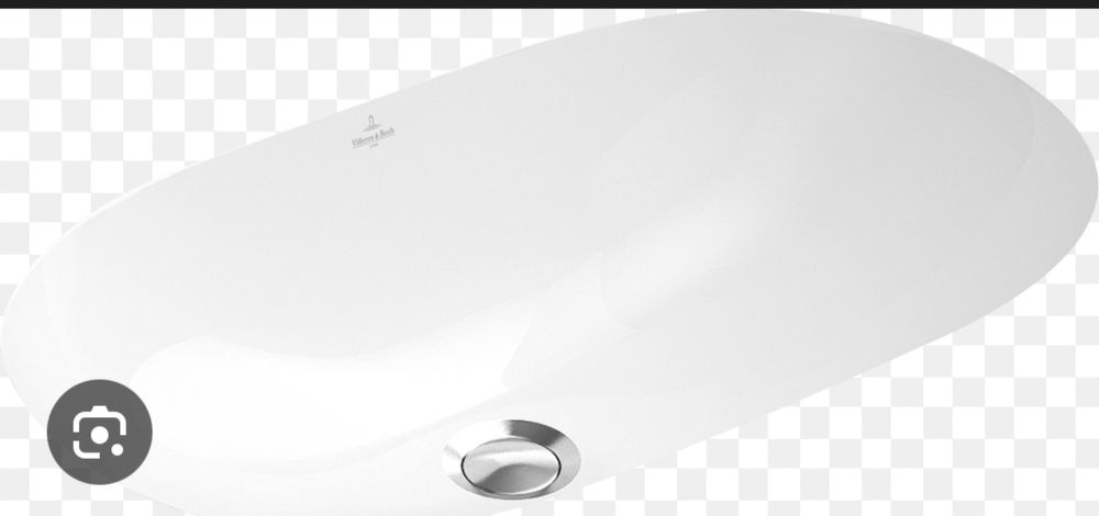 Umywalka podblatowa villeroy & boch 53x32 cm owalna white alpin