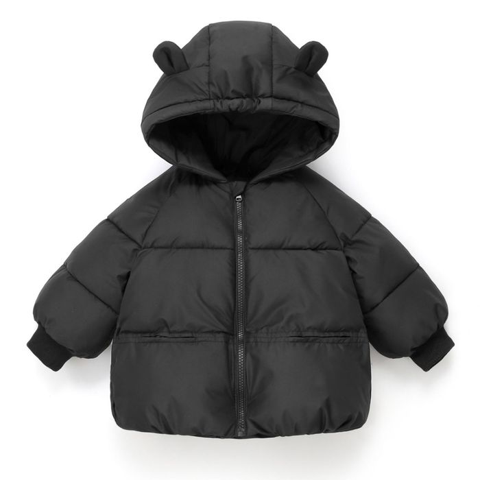 Трендова куртка єврозима з вушками 92-98