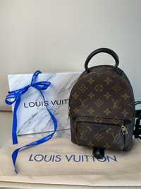 Plecak mały Louis Vuitton Palm Springs skórzany luks skóra monogram LV