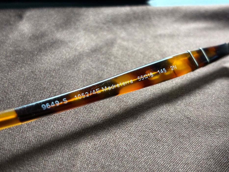 Óculos Persol Original – Modelo 9649-S Tamanho L (com caixa e pano)