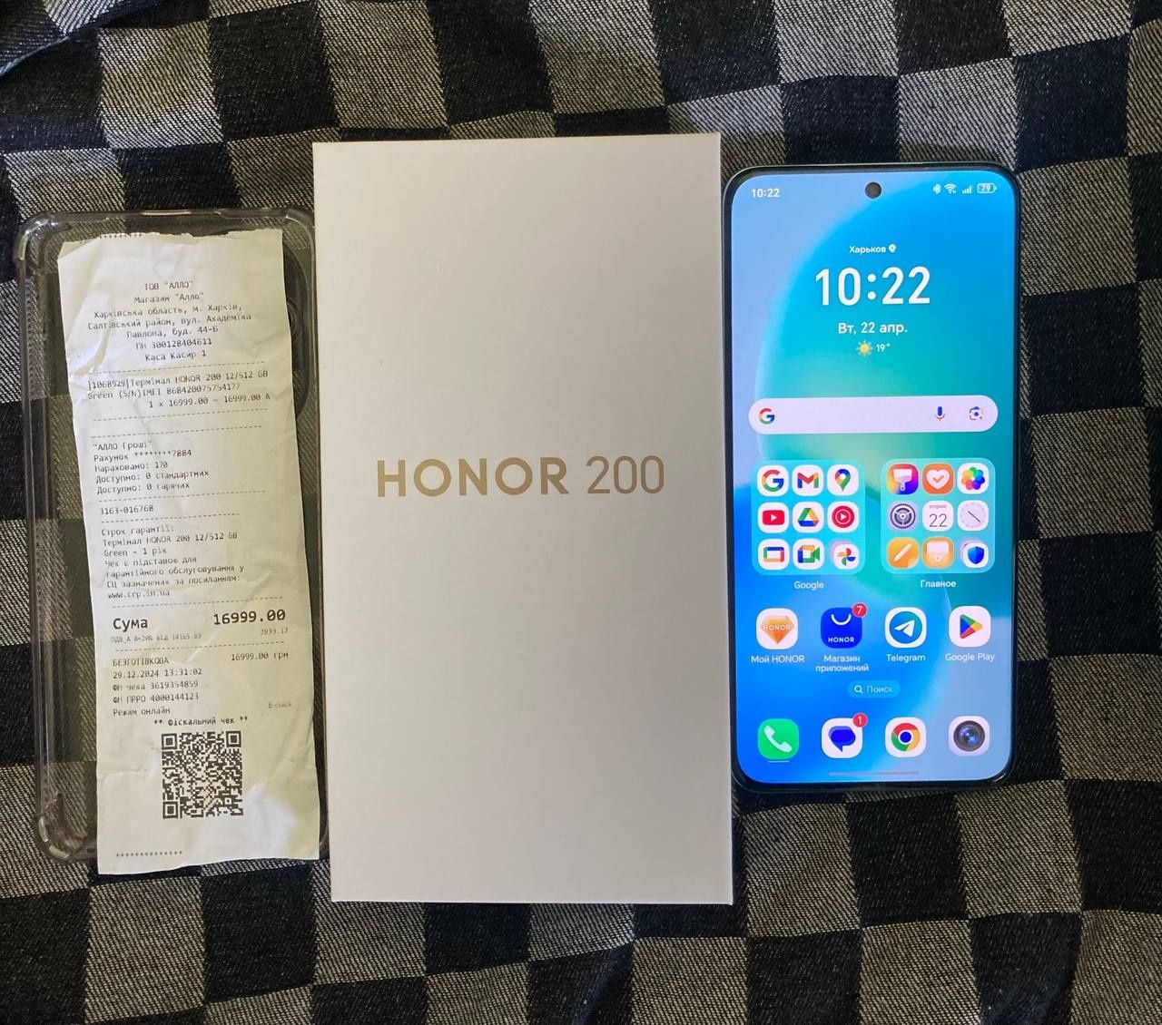 Honor 200 12/512 gb НА ГАРАНТІЇ