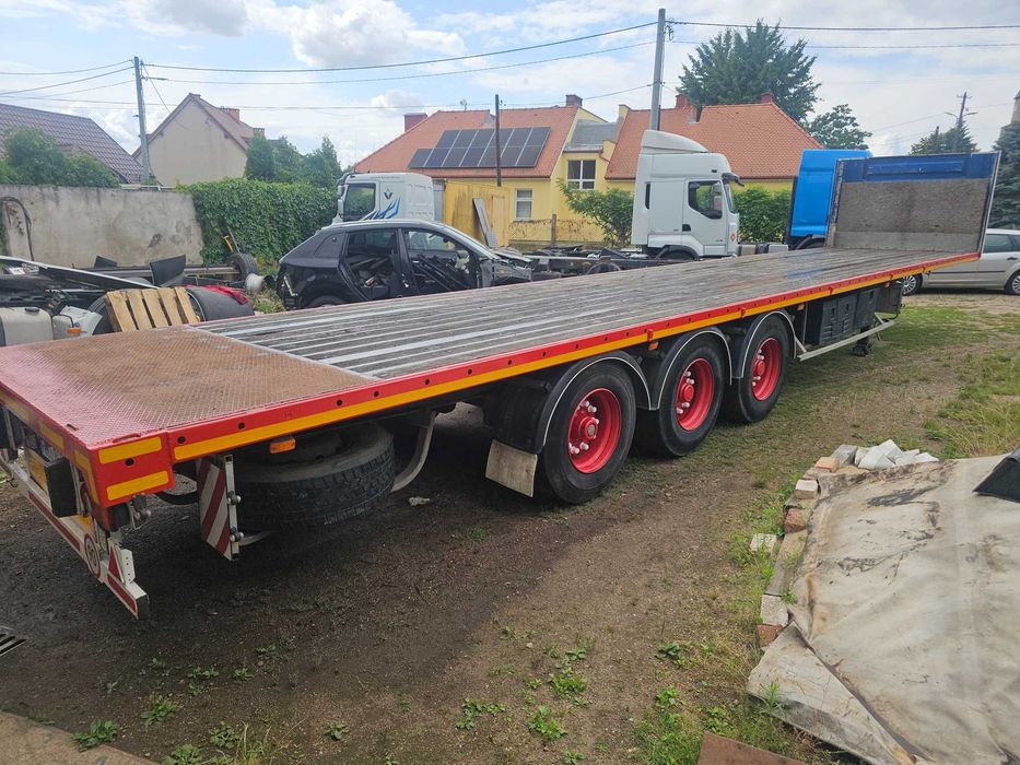 naczepa platforma fruehauf GABARYTKI kogut bardzo mocna 13.60m