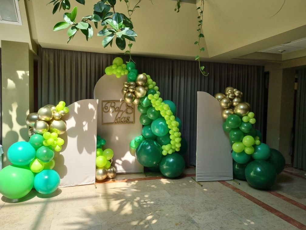 Ścianki balonowe dekoracje na imprezy, bramy, balony .hel. swarzedz po