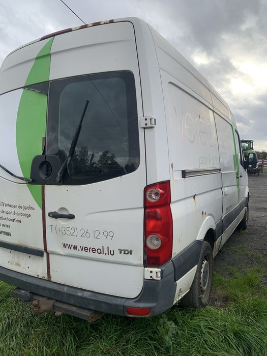 Vw crafter sredni uszkodzony