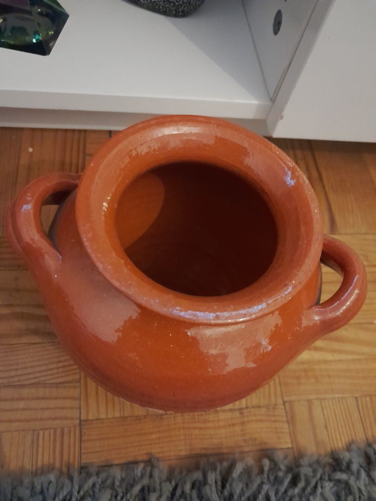 Pote de mel barro