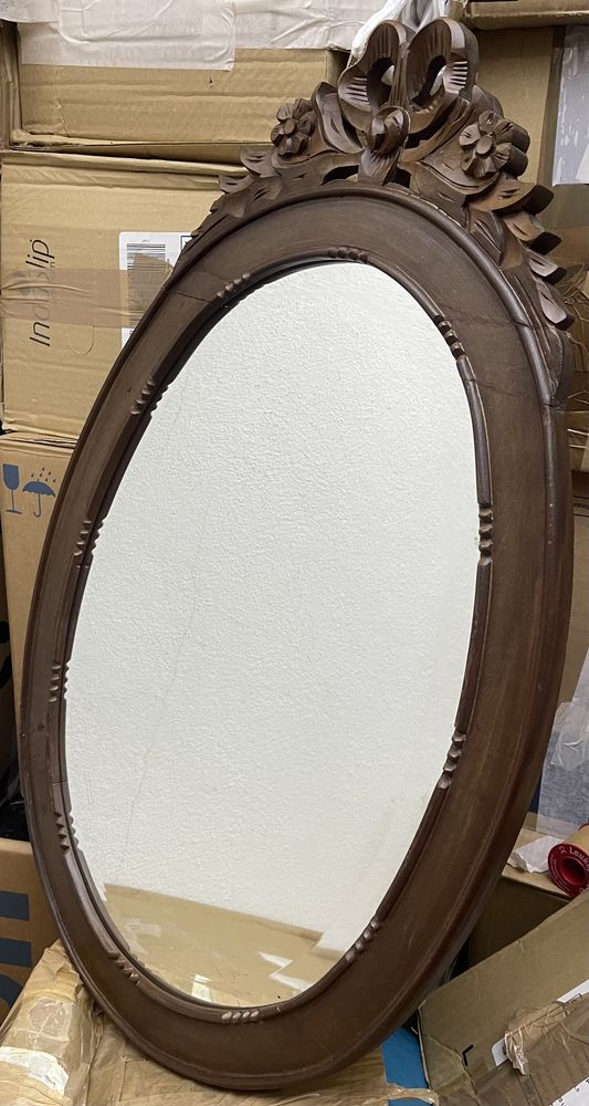 Espelho de quarto oval