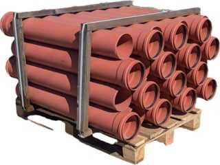 Rura kanalizacyjna PVC 160x1000x3,2 SN2 lita - paleta 28 mb - rura pcv
