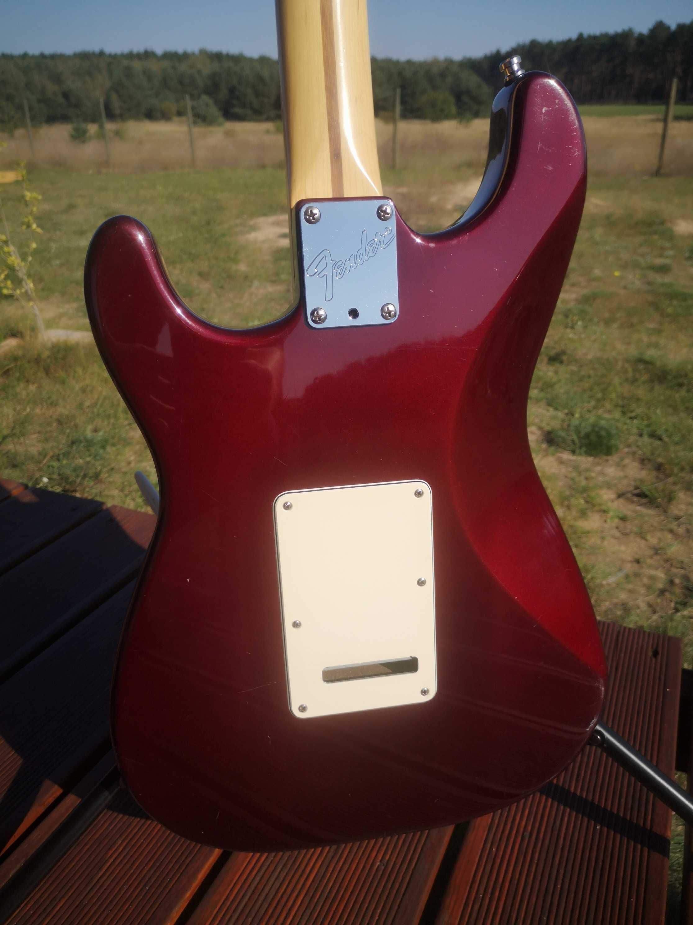 FENDER STRATOCASTER USA Deluxe Plus Hss 1993 Midnight Wine