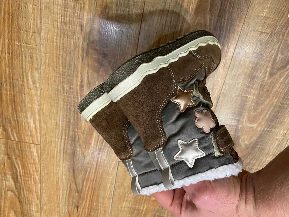 Сапожки зимние термо ботинки на девочку черевики Primigi Gore-Tex р.28