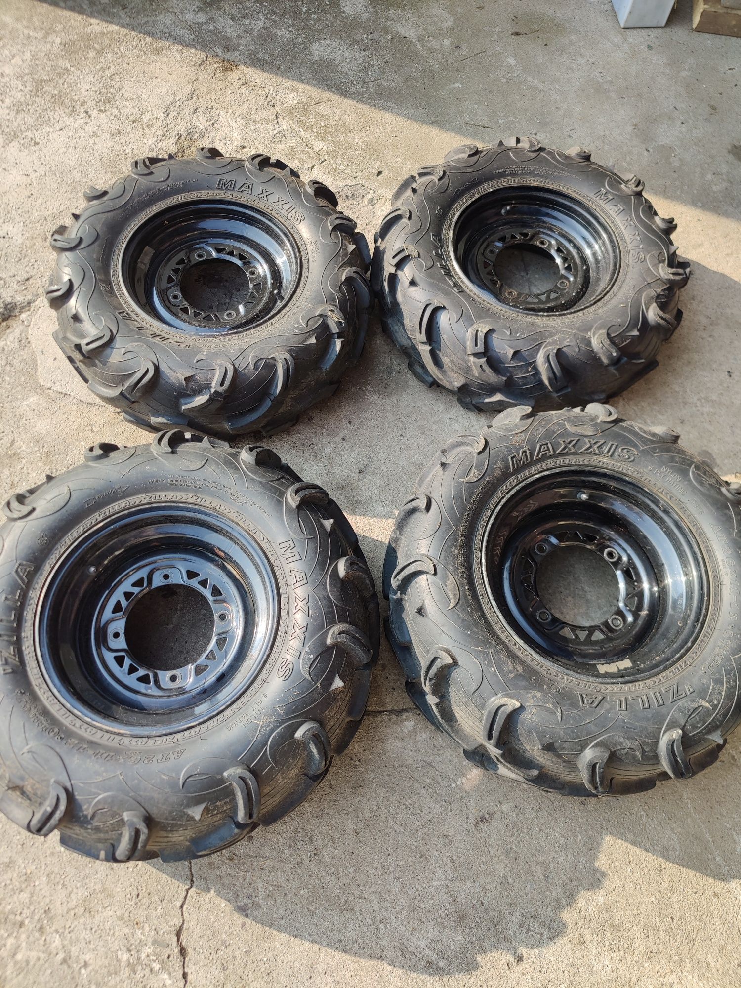 Koła Quad ATV UTV 26x9-12 Zilla Maxxis 26x11-12 Polatis Sportsman