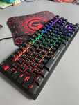 Механическая клавиатура игровая MARVO красные свитчи RGB