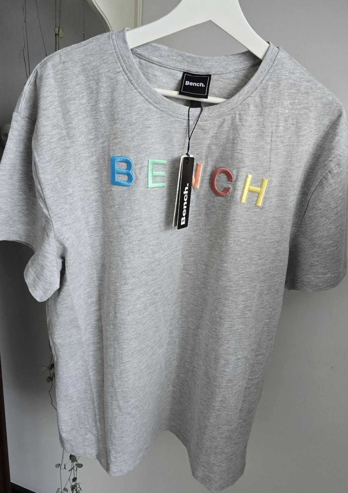 Bench t-shirt koszulka L XL 40 42 nowa, wyszywane, pastelowe logo