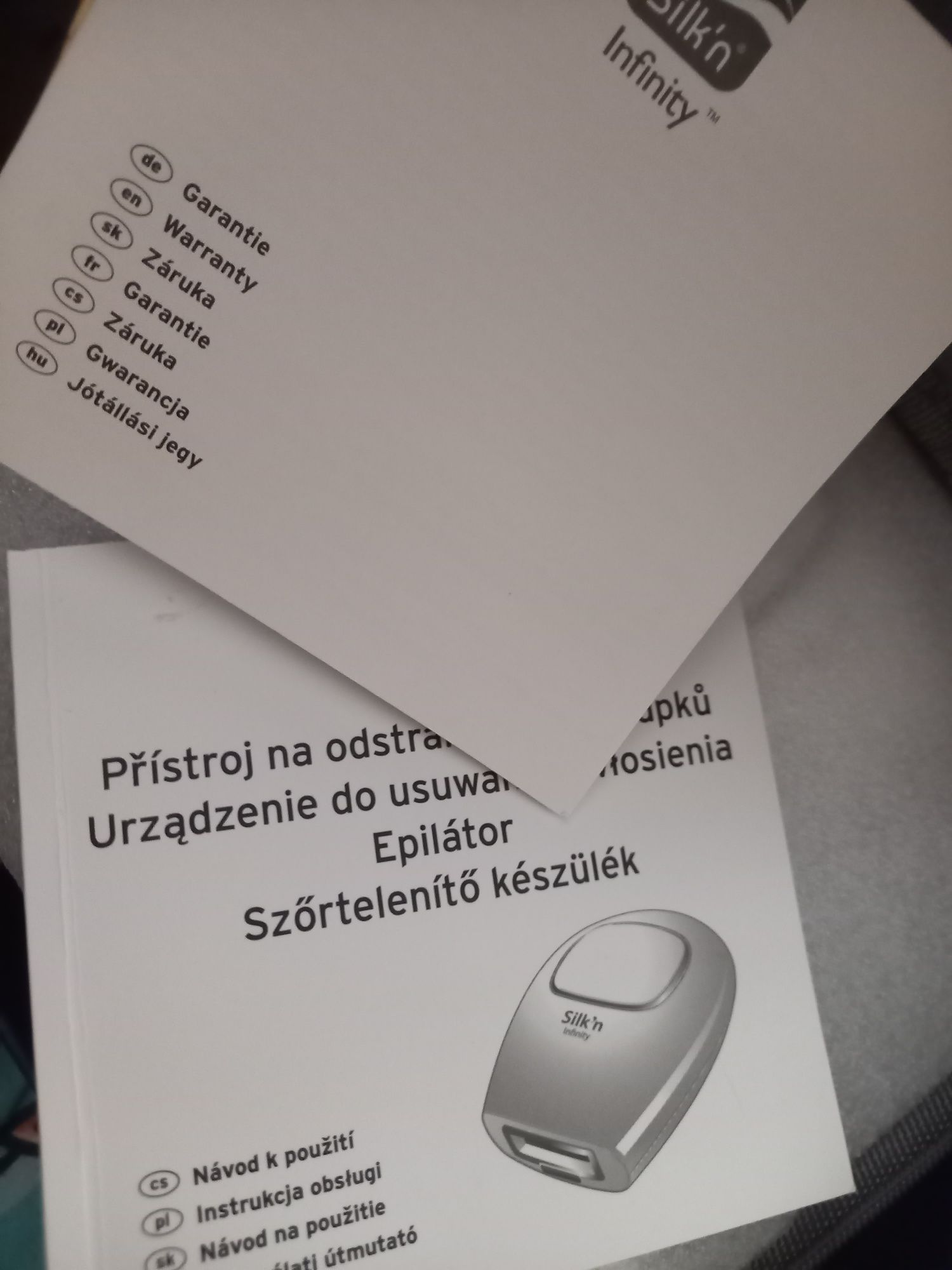 Depilator IPL Silk-in Infinity jak nowy