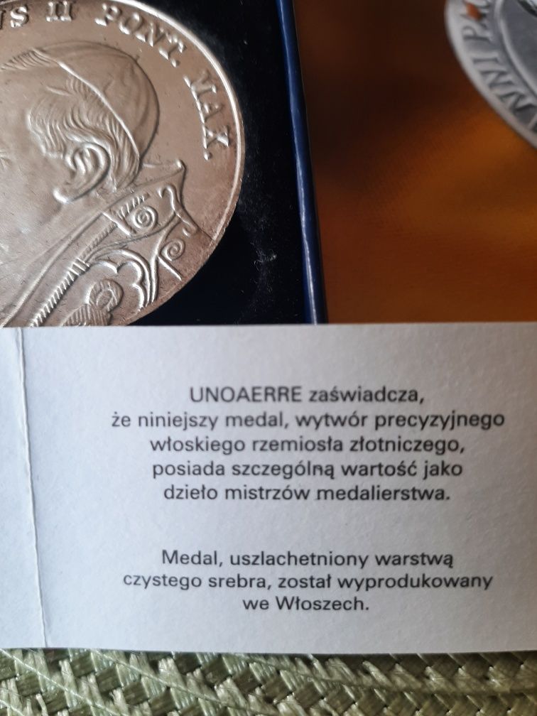 Jan Paweł II medal kolekcjonerski Intronizacja