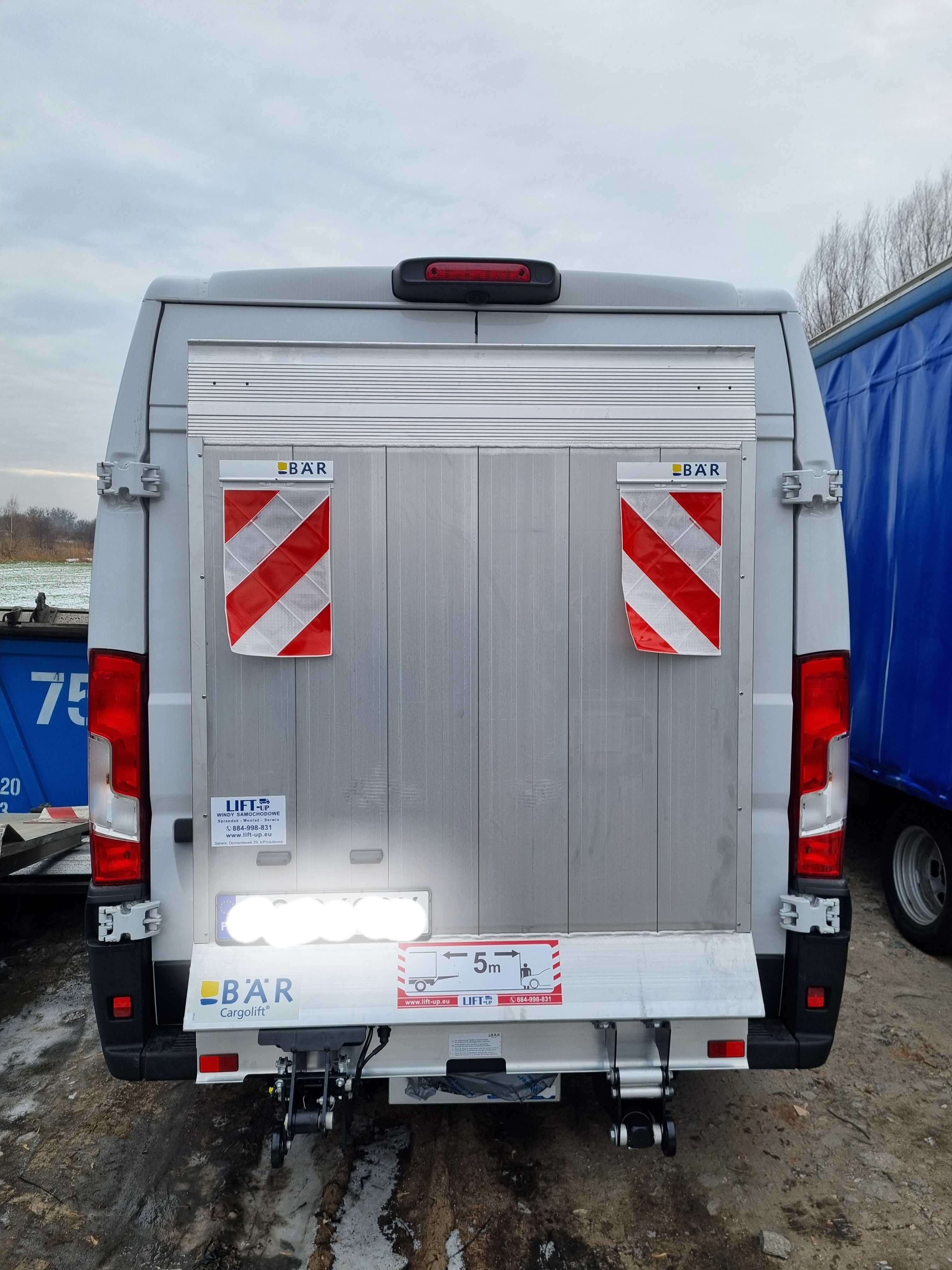 Winda Bar do Iveco Daily furgon z montazem. Kredyt.