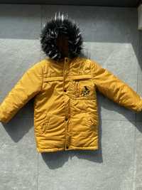 Płaszcz kurtka zimowa Endo żółta 110
