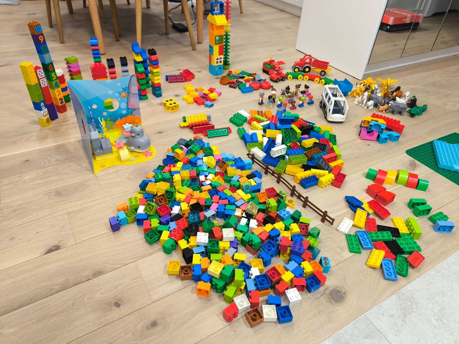 MEGA ZESTAW klocków LEGO DUPLO - (Mikołajki, Gwiazdka) !!