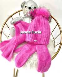 Komplet Angora Baby Fuxia