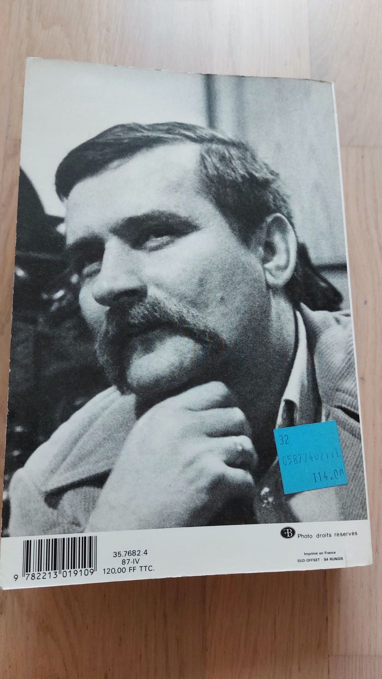 Lech Wałęsa, "Un chemin d'espoir", autobiographie, książka