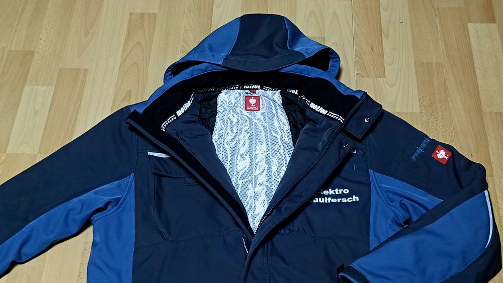 Męska zimowa kurtka softshell ENGELBERT STRAUSS MOTION r.M st.idealny