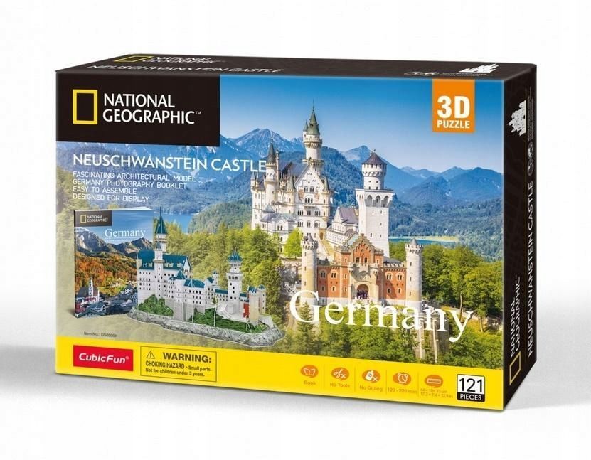 Puzzle 3d Zamek Neuschwanstein, Cubic Fun