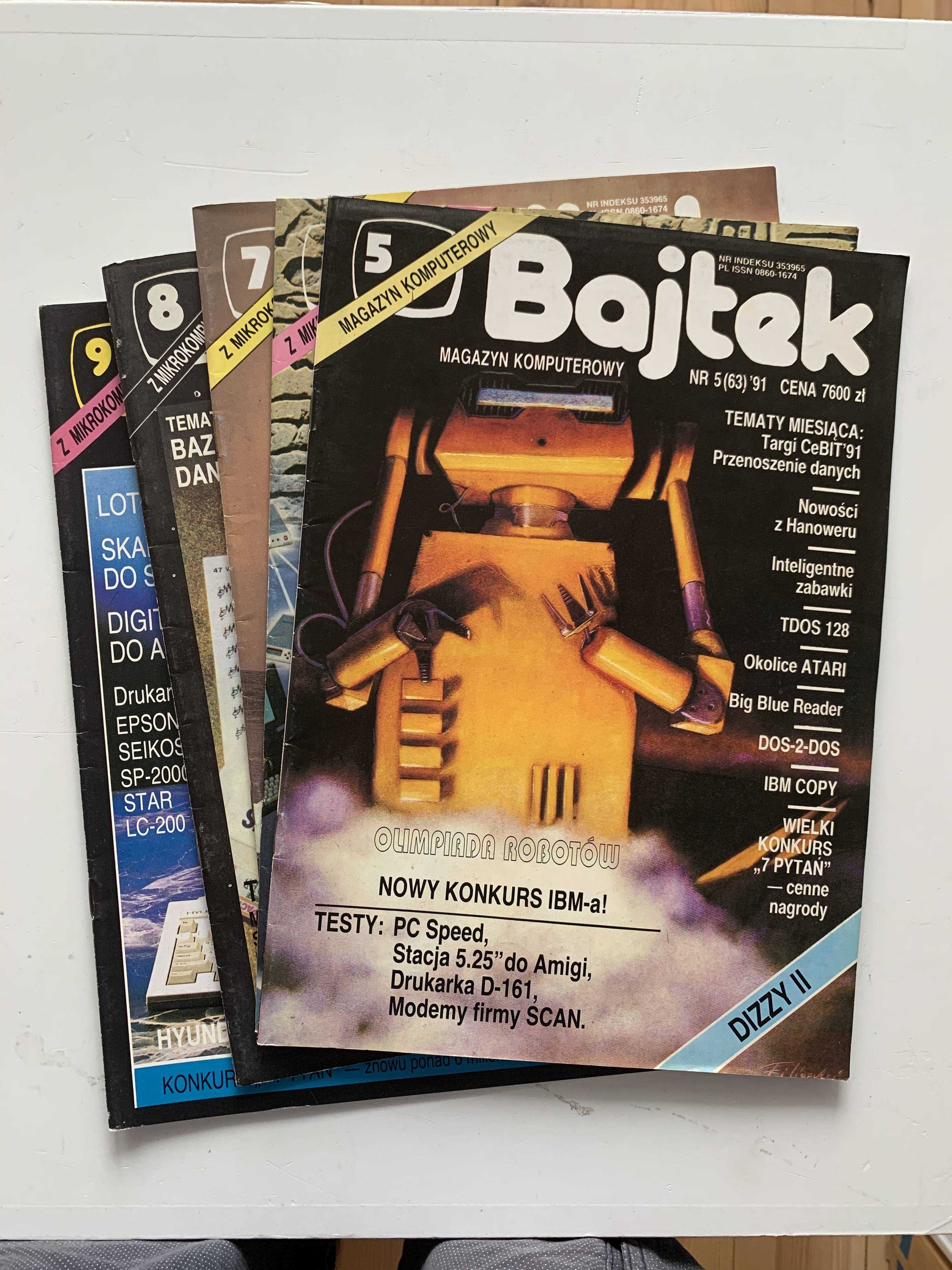 Kultowy magazyn komputerowy "Bajtek", 59 numerów