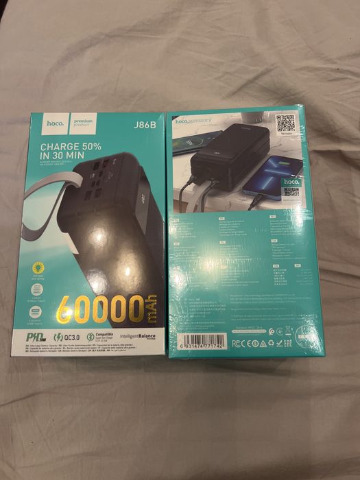 J86b hoco PowerBank  Різні фірми різні ємкості