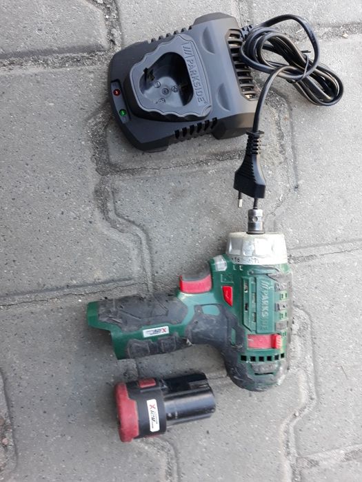Parkside zakrętarka 12v komplet