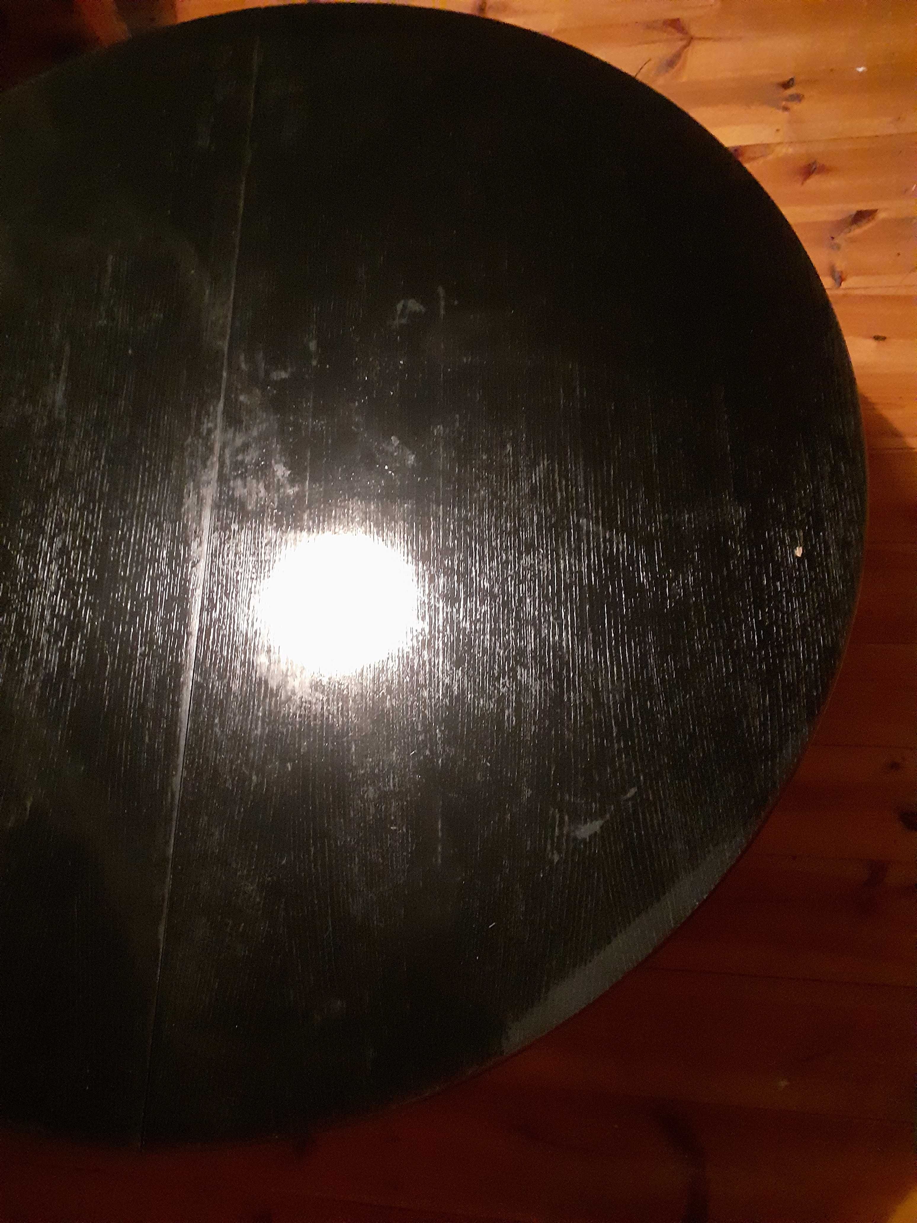 solidny, okrągły stół, ława, średnica 120cm, wys. 50cm