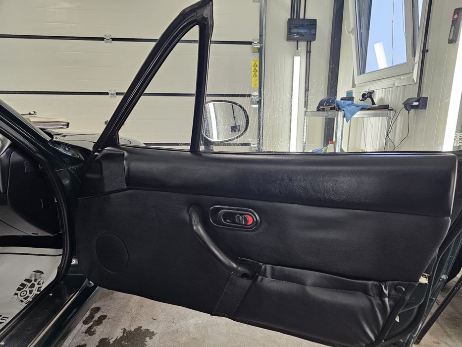 Mazda Mx5 NA 1996 British Racing Green Beżowy Dach