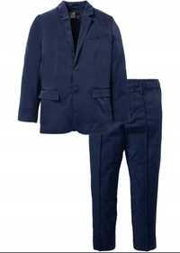 Bonprix garnitur męski niebieski elegancki jednorzędowy rozmiar 50