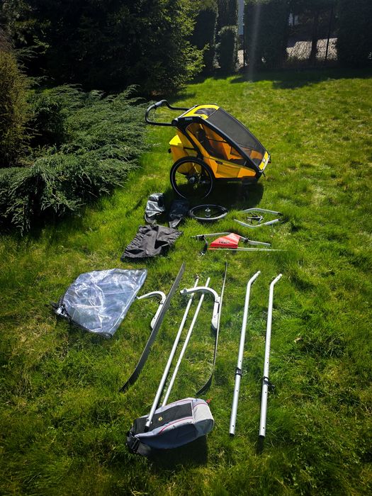 Thule Chariot Sport 2 pelny pakiet narty i jogging kit