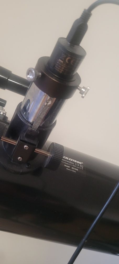 Teleskop Celestron PowerSeeker 114EQ z kamerą