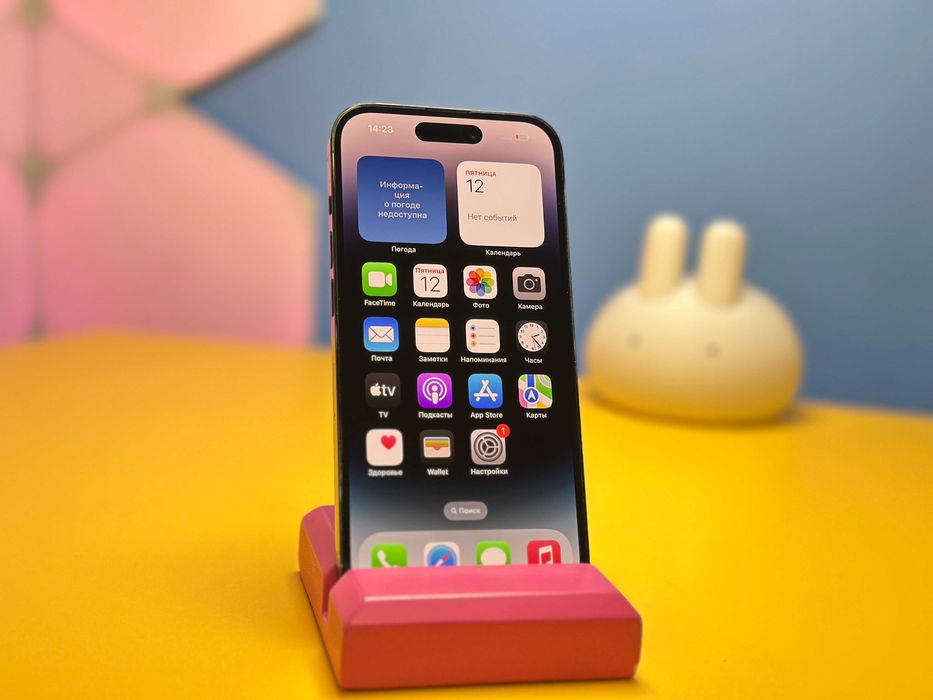 Смартфон Apple iPhone 14 Pro 128GB Space Black(145432) Б/У З ГАРАНТІЄЮ