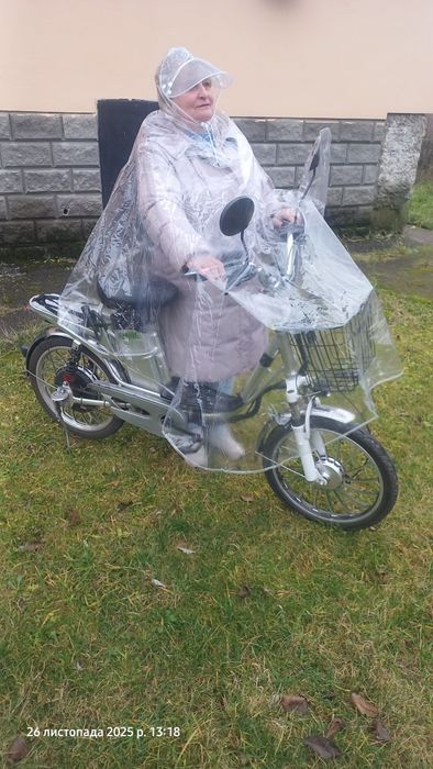 Плащ-дощовик водонепроний для електровелосипеда