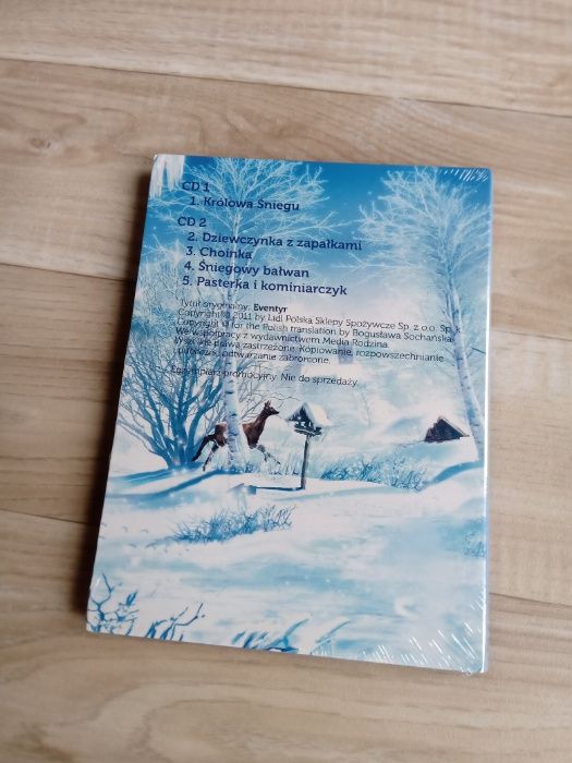 Baśnie Andersena - 2 CD (5 baśni). Kowalewski, pamiątka. Nowe, folia.